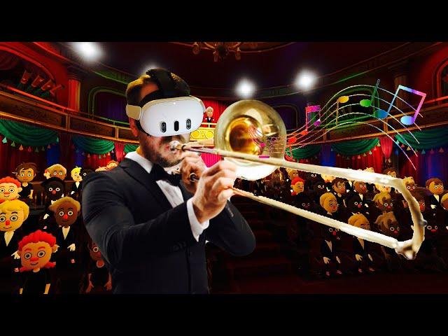 I Got A Tromboner Playing This Fun Rhythm Music Game - Trombone Champ Unflattened!