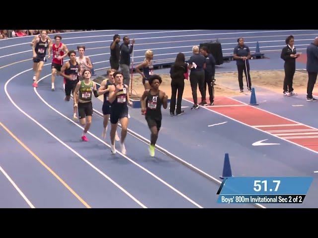 Boys' 800m Invitational Section 2- US Marine Corps Holiday Classic 2024 [Full Replay]