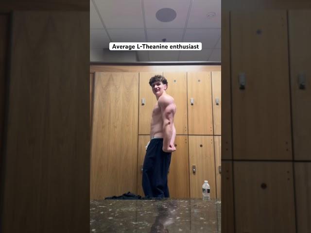 Goated supplement. Hands down. #ltheanine #supplements #workout #workoutvideo #physique #aesthetic