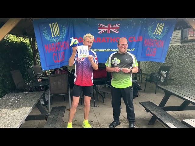 Nick Pounder - 100th Marathon Presentation