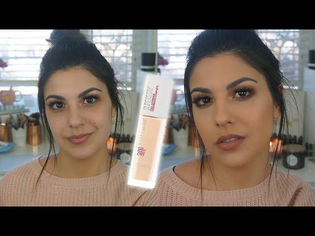 NEW Maybelline Super Stay Full Coverage Foundation Review & Demo | Amanda Speroni