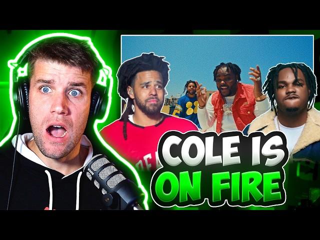 THE GOAT OF FEATURES! | Rapper Reacts to Tee Grizzley & J. Cole - Blow For Blow (FIRST REACTION)