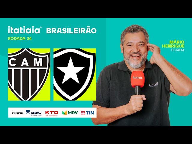 ATLÉTICO X BOTAFOGO AO VIVO NA ITATIAIA | REACT DO BRASILEIRÃO