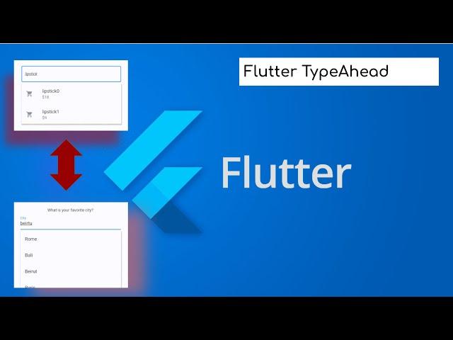 Fluttet Package Tutorial   - How to use Type Head Flutter Widget Plugin