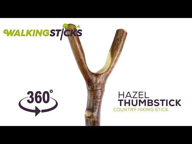 Hazel Thumbstick Country Hiking Stick | WalkingSticks.co.uk