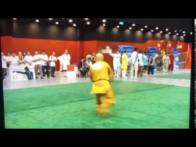 Shaolin fu Chen at 2009 world Guoshu comp hongkong/ gold medal