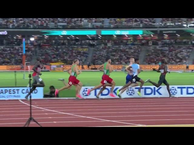 Men’s 800m finals. World athletics championships Budapest 23