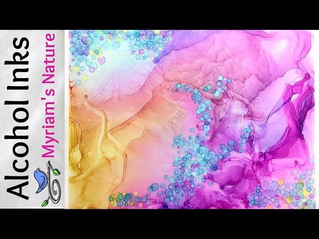 49] Alcohol Ink WISPY Looks + embellishments - Detailed Tutorial