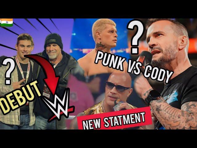 Goldberg's Son Wrestling Debut ? WWE's New Plan "Rock Vs Cody Vs Punk Triple Threat In Future ?