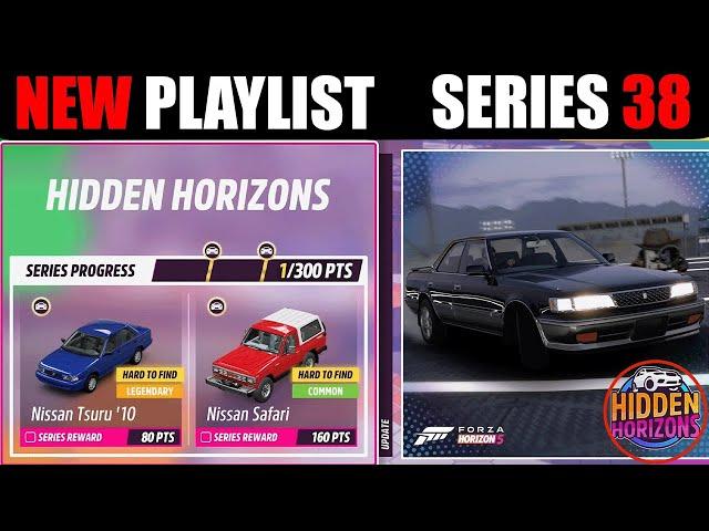 Festival Playlist Series 38 Hidden Horizons in Forza Horizon 5 (UPDATE 38)