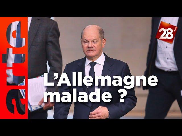 Crise politique, alerte économique : l’Allemagne, l’autre malade de l’Europe ? | 28 minutes | ARTE