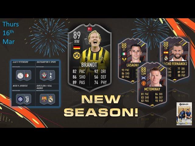 Fifa 23 |     New Season!  New Brandt POTM!   FUT BALLERS TOMORROW!