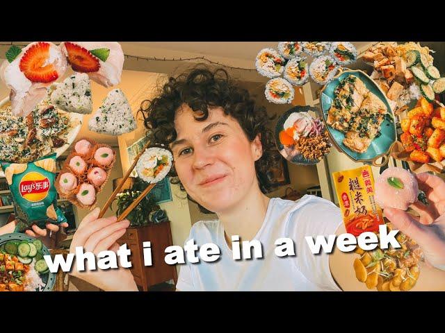 a week of asian grocery store fooooood