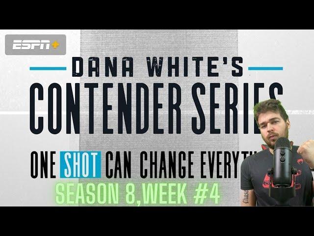 Dana White's Contender Series Breakdown & Predictions | Season 8, Week 4