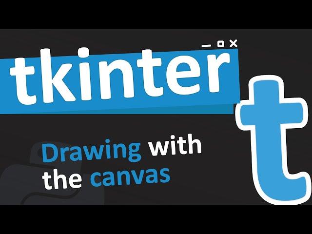 Using the tkinter canvas to draw shapes, text and widgets