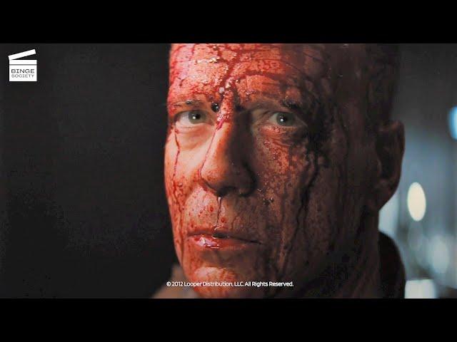 Looper: Old Joe kills Abe and his henchmen (HD CLIP)