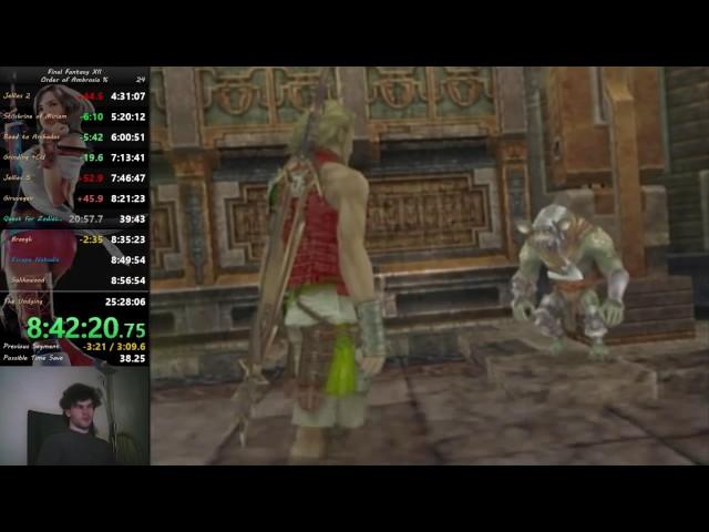 Final Fantasy XII Order of Ambrosia% RTA Speedrun 24:00:09 2/3