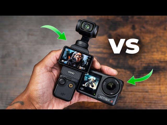 DJI Osmo Pocket 3 vs Osmo Action 4. Which For You?