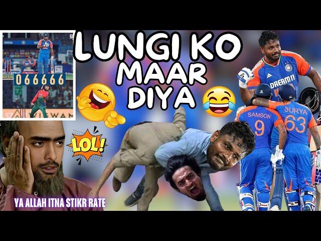 After dinesh Karthik Sanju Samson  new Official Abbu of Ban Cricket team | Lungi Ka Bunge Baja Diya