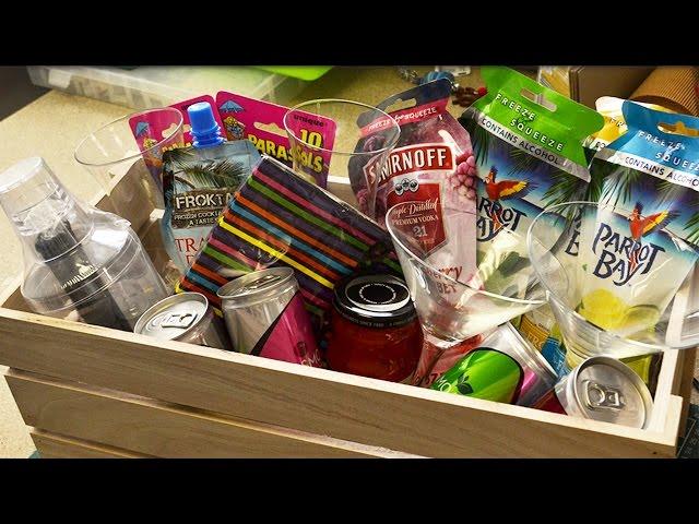 How to Shrink Wrap a Hamper | the littlecraftybugs company