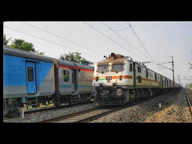 Howrah Patna Janshatabdi Express Crossing - 8 Hours Late  Running Bikaner Howrah Express.