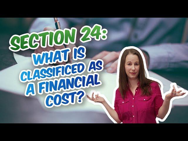 What is classified as a finance cost and non-finance cost