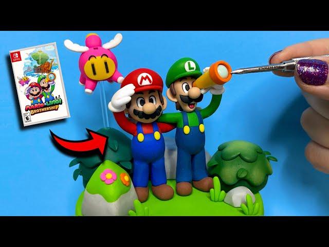 Making Mario & Luigi Brothership Diorama | Polymer Clay