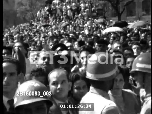 Carmen Miranda's funeral (1955)