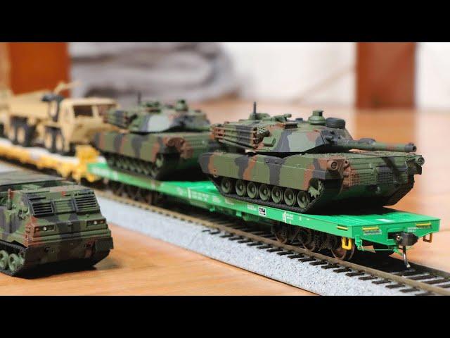 Roco Minitanks HO Scale Military Train Unboxing