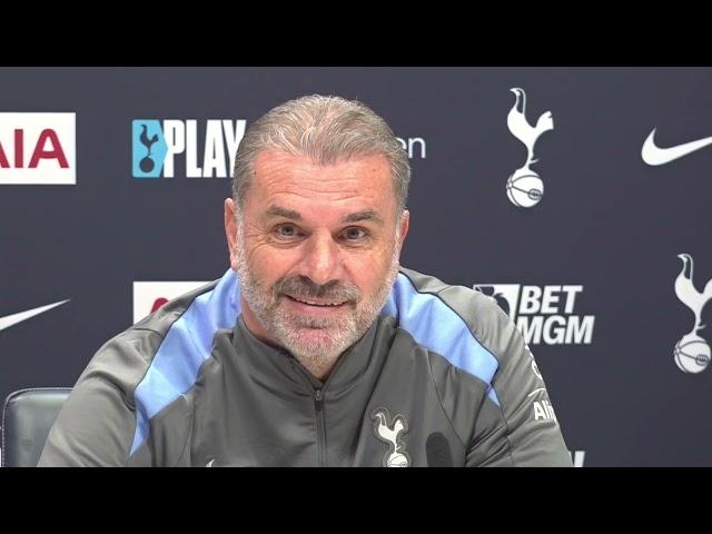 FULL PRESS CONFERENCE (Including Embargoed Section): Ange Postecoglou: Manchester City v Tottenham