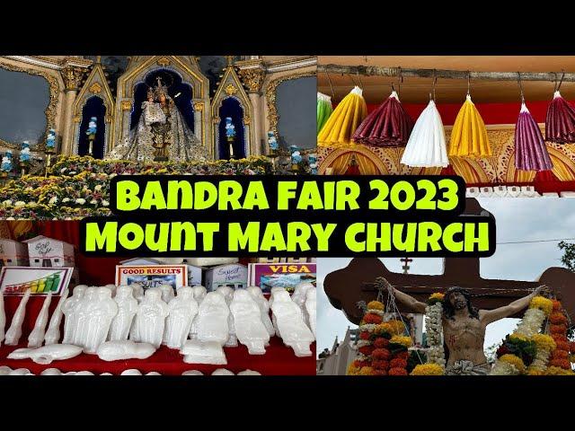 | Bandra Fair 2023I I Mount Mary Church | |Complete Tour of Church and Fair Vlog | | Festival Fair |