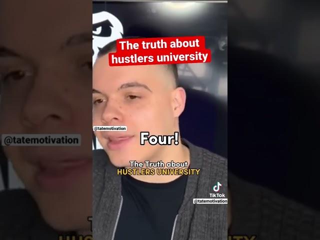 The truth about Hustlers University #alpha #alphamale #andrewtate #money #motivation #rich #short