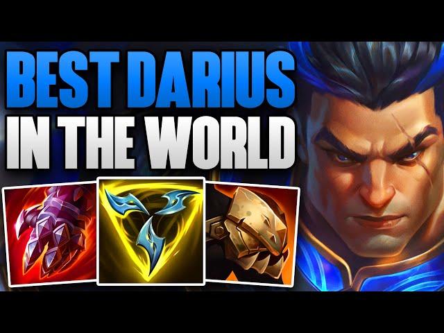 RANK 1 DARIUS IN THE WORLD DOMINATING SEASON 15! | CHALLENGER DARIUS TOP GAMEPLAY | Patch 15.1 S15