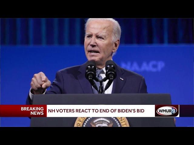 New Hampshire voters react to end of Biden's bid