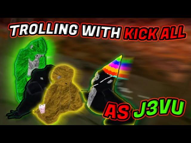 Ghost Trolling As J3VU With KICK ALL | Gorilla Tag Kick Mods