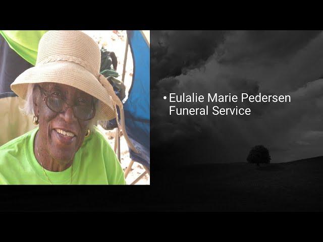 Eulalie Marie Pedersen Funeral Service