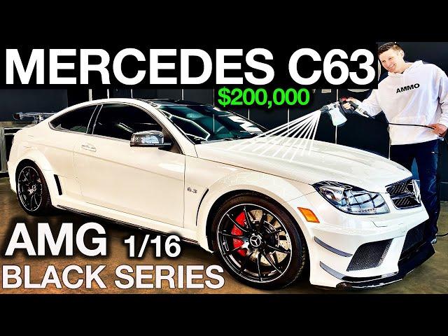 Mercedes C63 AMG Black Series First Wash and Used Car Detail Step by Step!