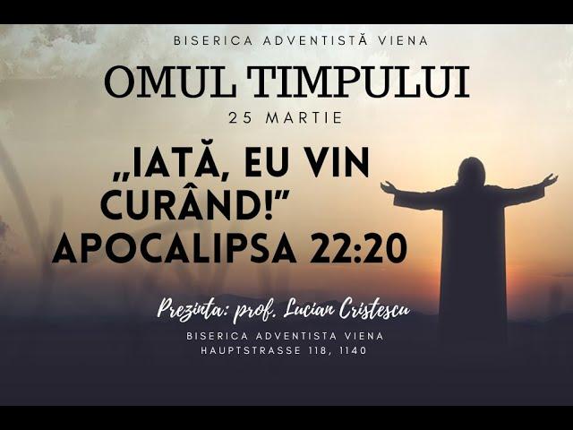 Lucian Cristescu - "Iată, eu vin curănd!"