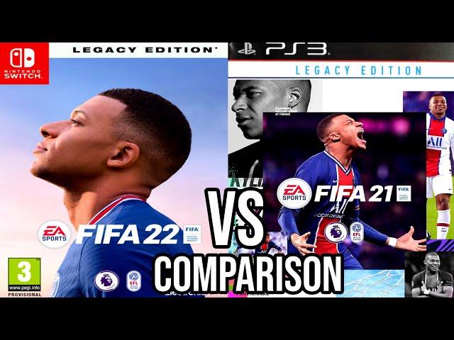 FIFA 22 Nintendo Switch Vs FIFA 21 PS3