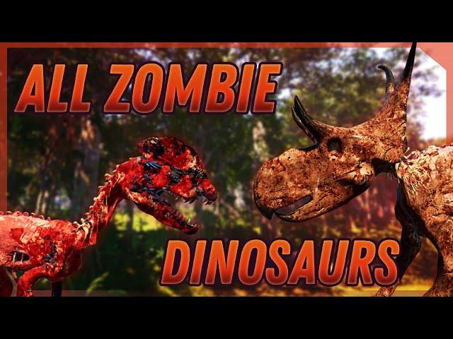 ALL ZOMBIE DINOSAURS - Halloween Event - The Isle Evrima