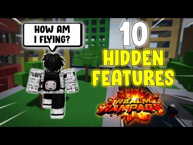 10 HIDDEN Features You NEED To Know | Realm Rampage