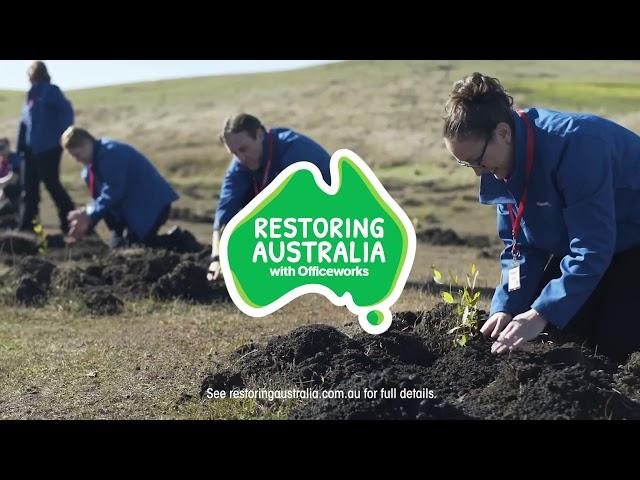 Restoring Australia with Officeworks