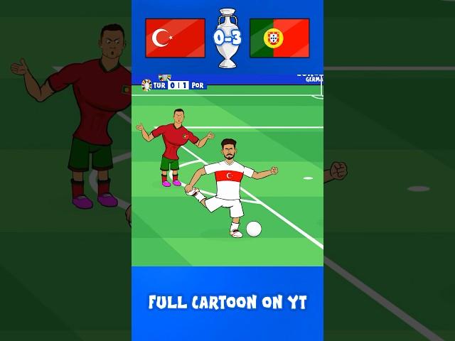 That Turkey own goal #ronaldo #euro2024 #portugal