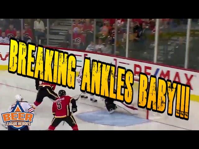 Kailer Yamamoto Breaks Dougie Hamilton's Ankles - Beer League Heroes