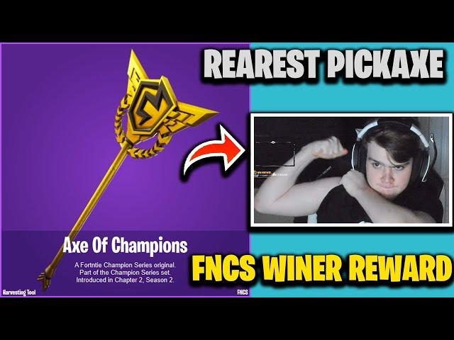 Mongraal Gets The Fncs Champion Pickaxe After Winning FNCS Trios With Mitro And TaySon!