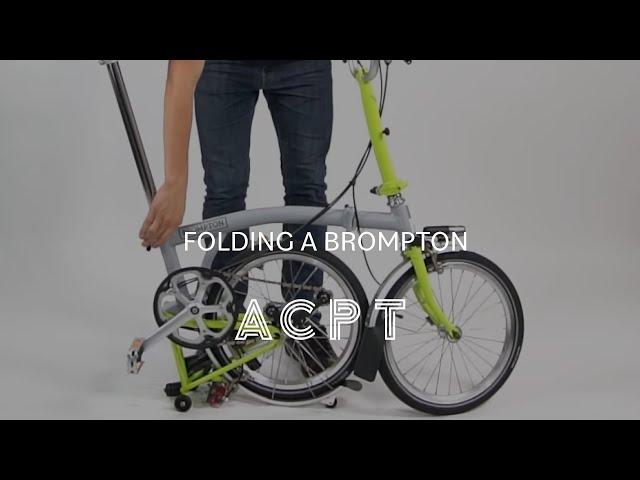 Folding a Brompton