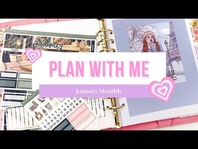 Plan With Me  January Monthly 2025