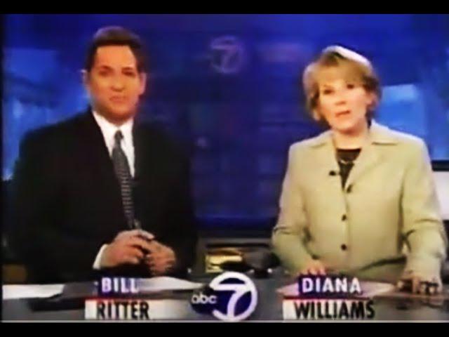 WABC-TV NY EYEWITNESS NEWS-2/18/02-Diana Williams, Bill Ritter