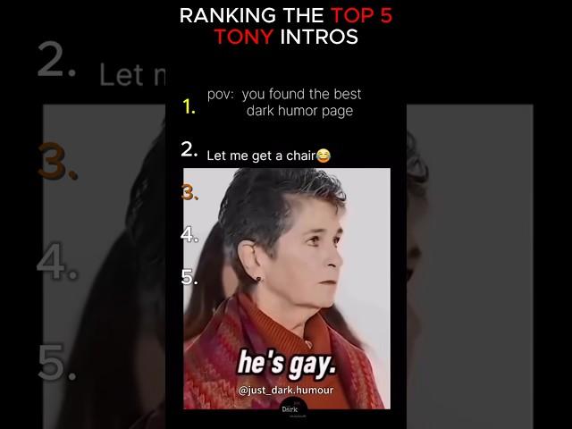Ranking The Top Tony Intros!