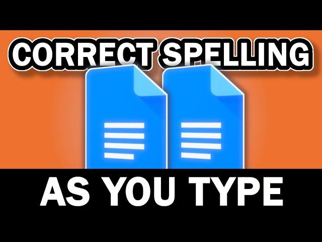 Google Docs: Spell Check As You Type | usemybox